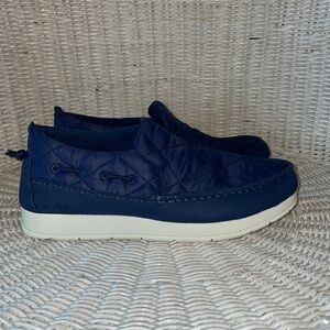 Sperry Navy Blue Quilted Flats